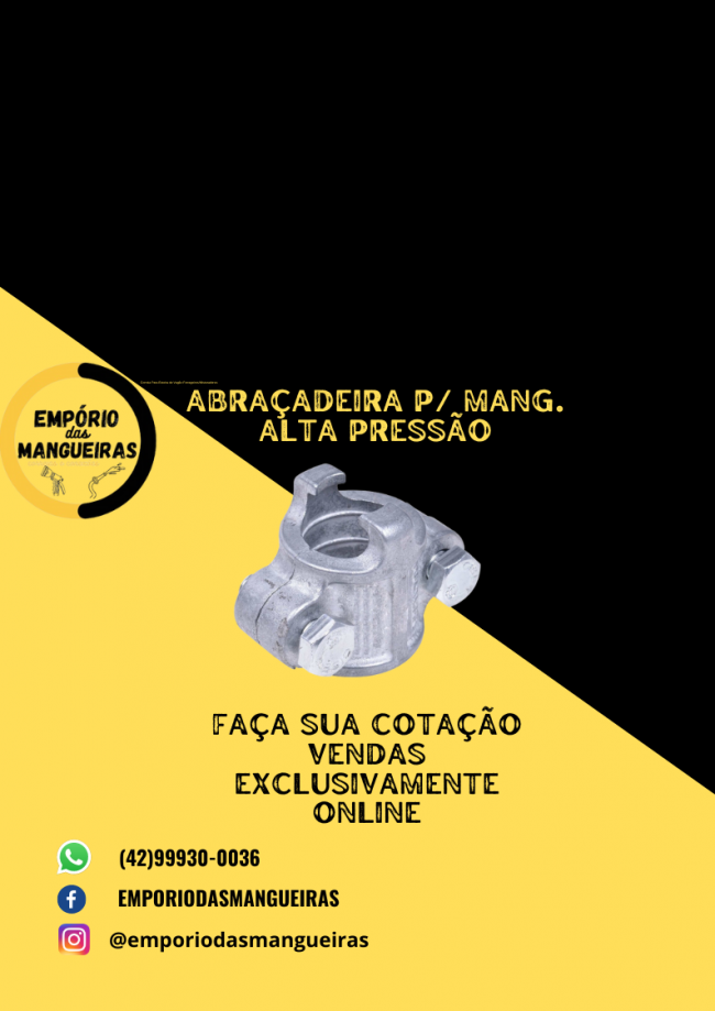Abraadeira p/ mang. alta presso 