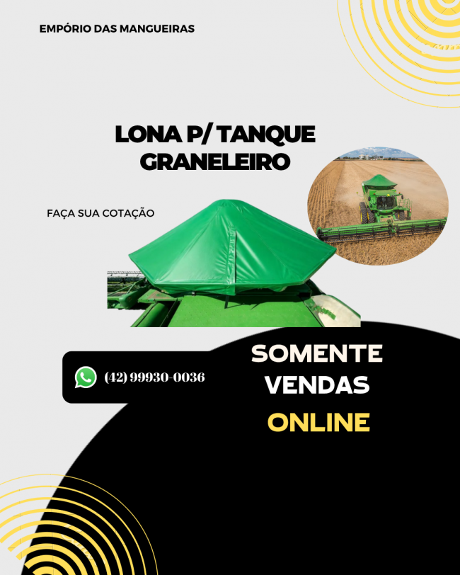 LONA P/ TANQUE  GRANELEIRO 
